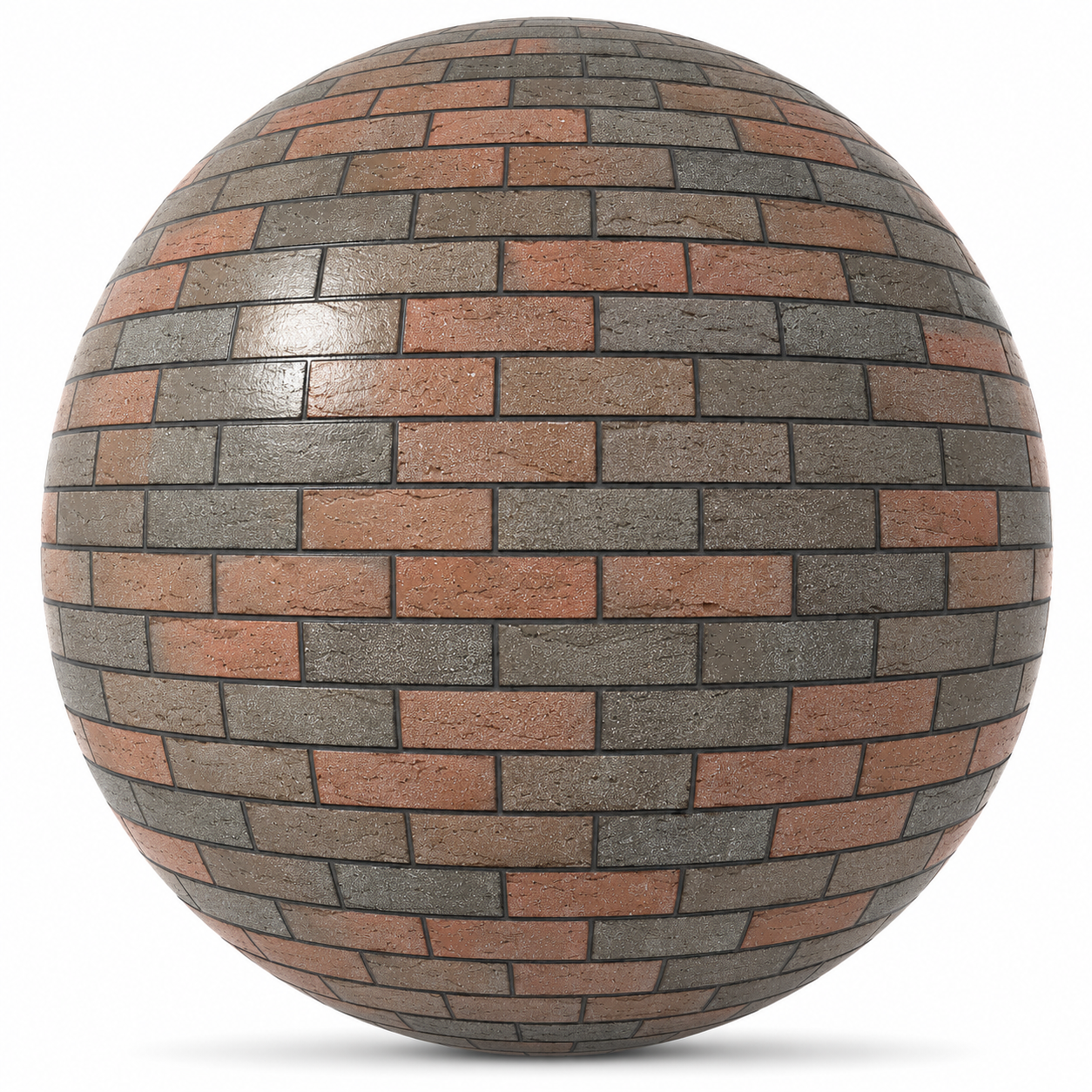 Modern Mixed Brick Texture 1
