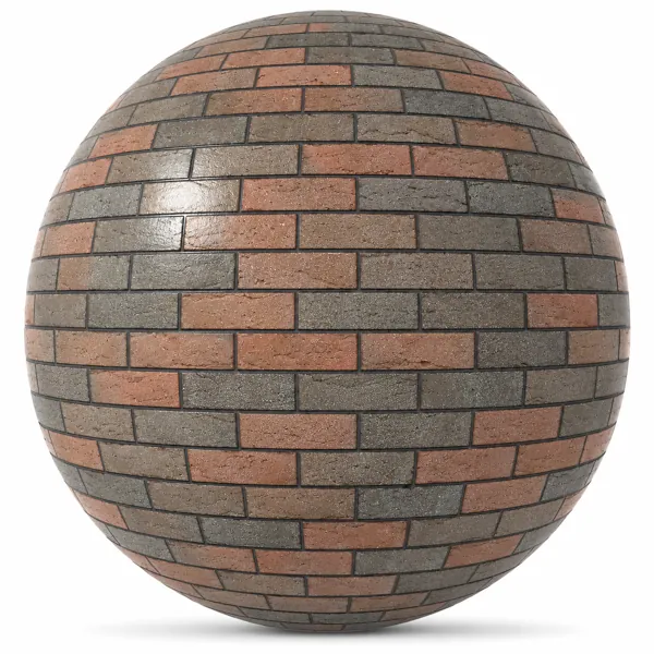 Modern Mixed Brick Texture