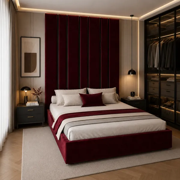 Vertical Panel Bed back