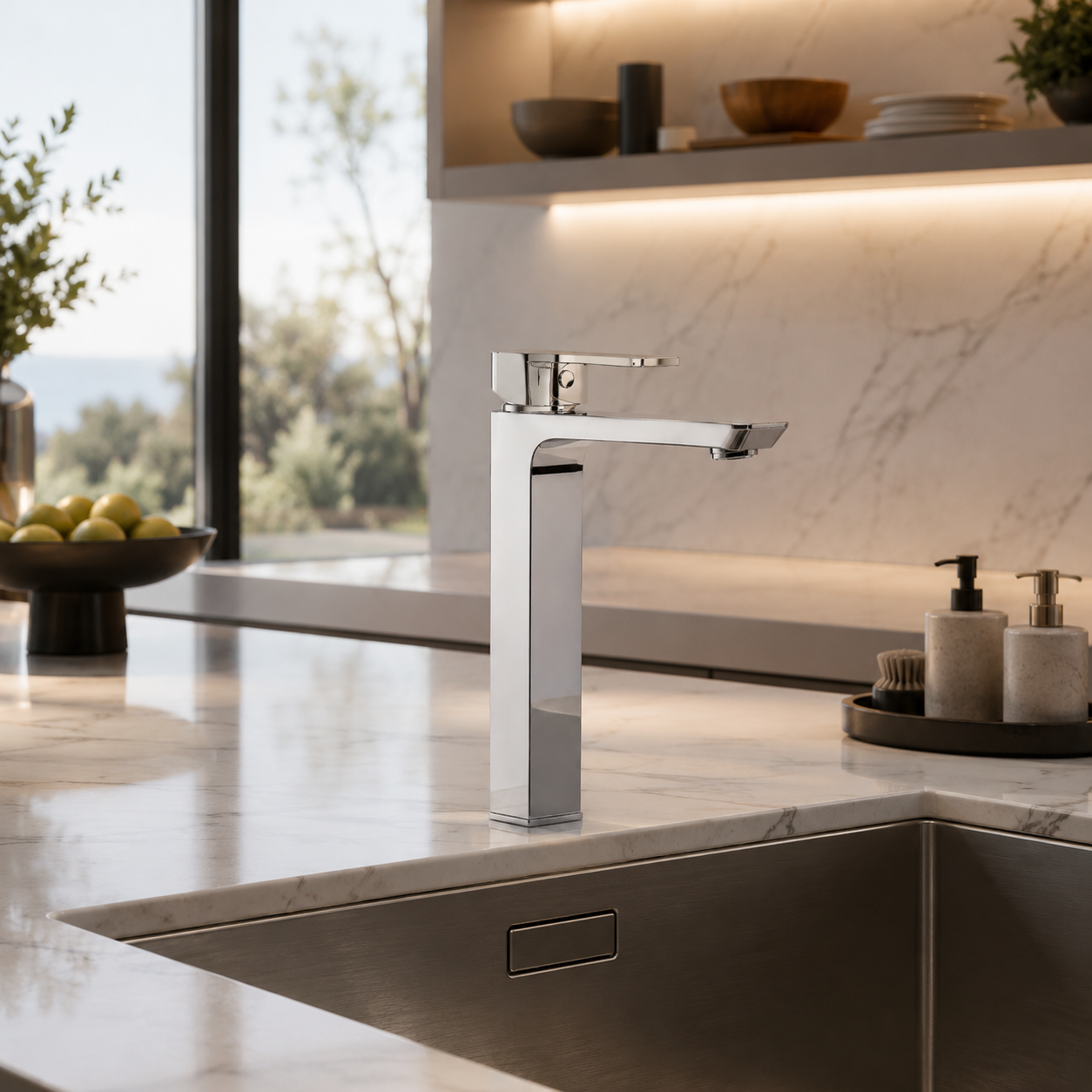 Tall Square Faucet 2