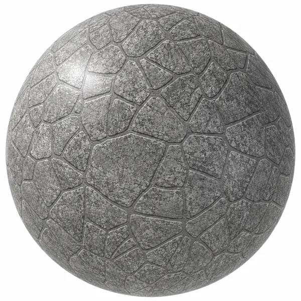 Gray Irregular Stone Paving