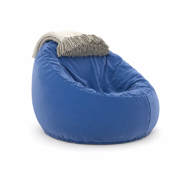 Modern Blue Bean Bag Chair