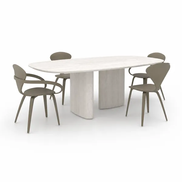 Oval Dining Table Set