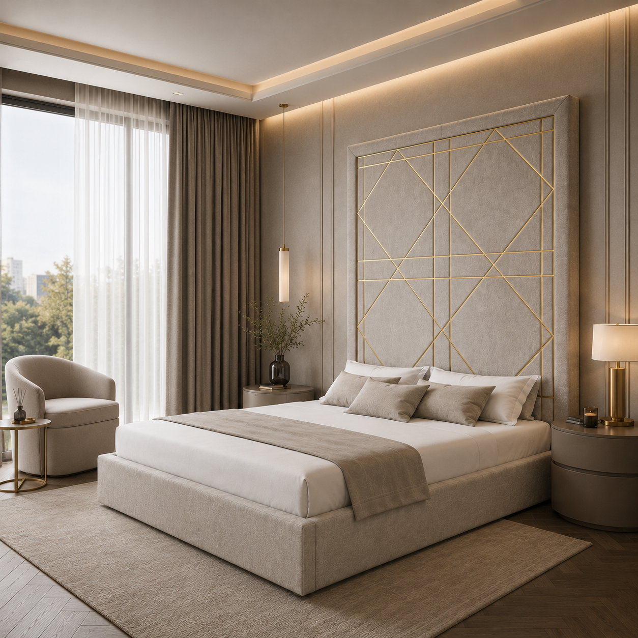 Linear Grid Bed 2