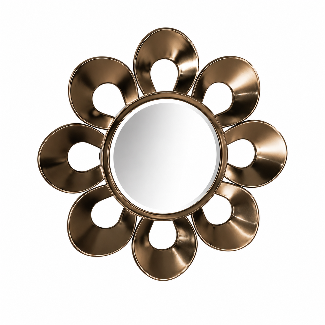 Floral Metal Wall Mirror 1