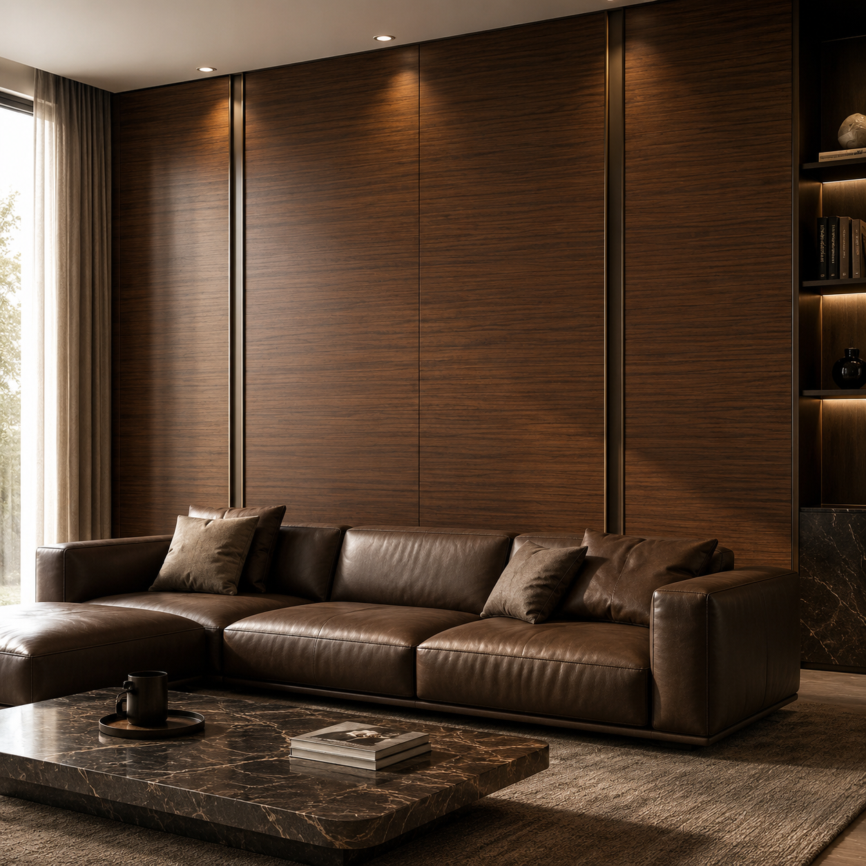 Dark Walnut Wood Texture 2