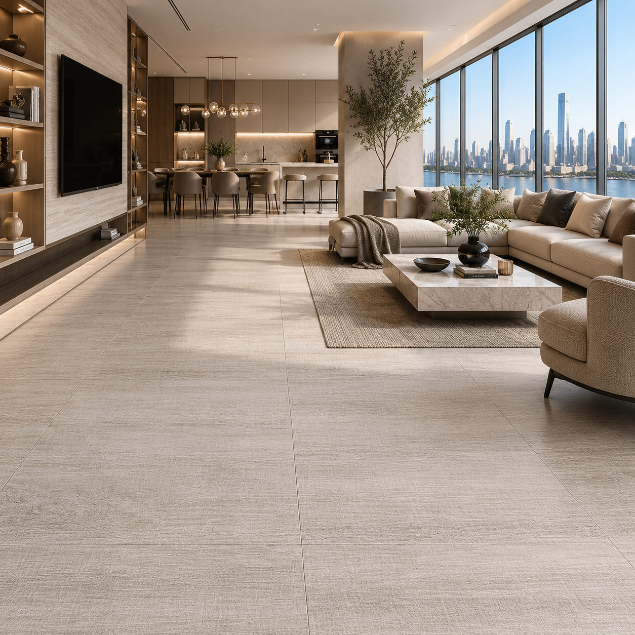 Linen Weave Ceramic Texture – Soft Ivory Crosshatch 2