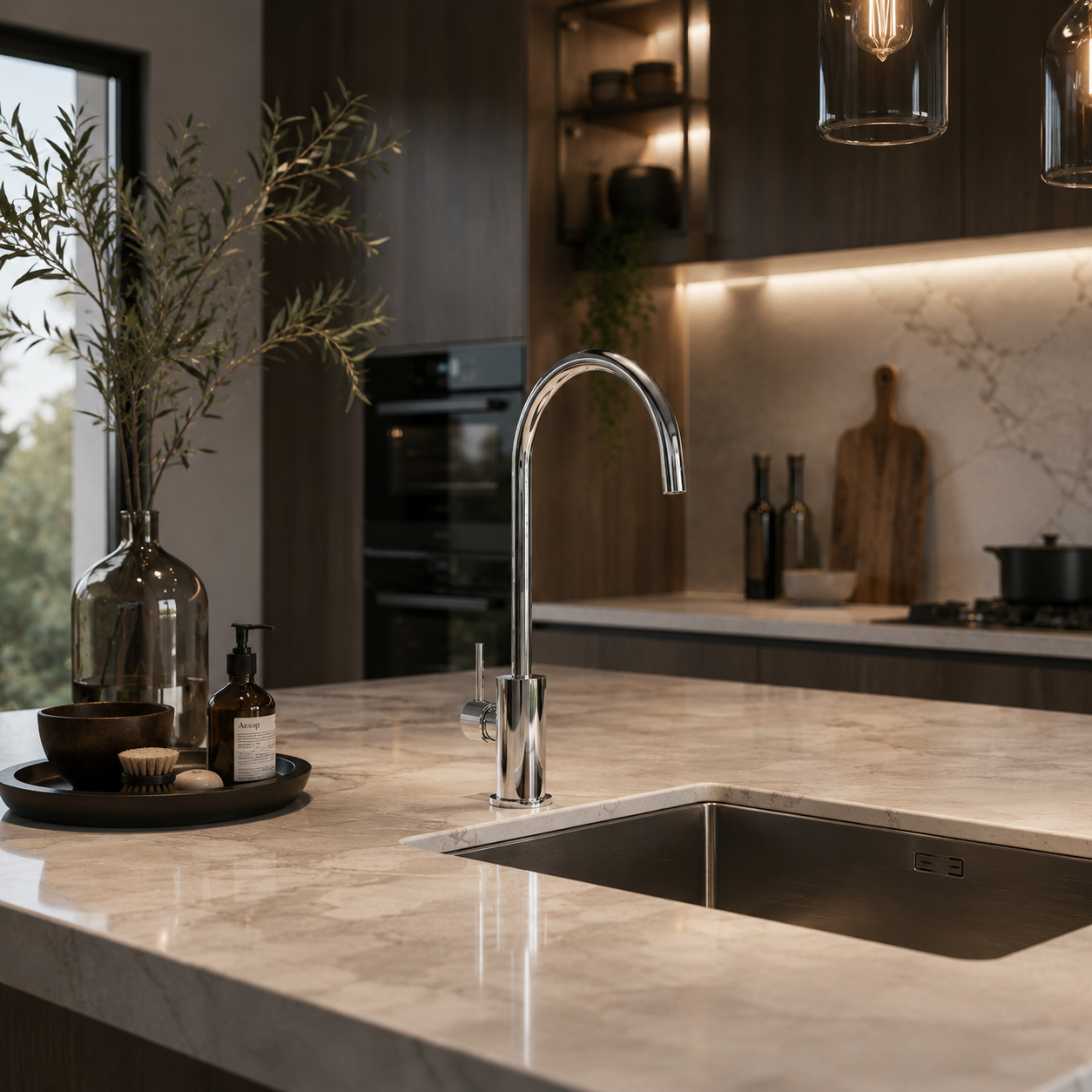 Round Gooseneck Faucet 3