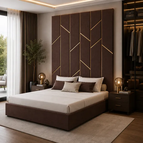Linear Accent Bed back
