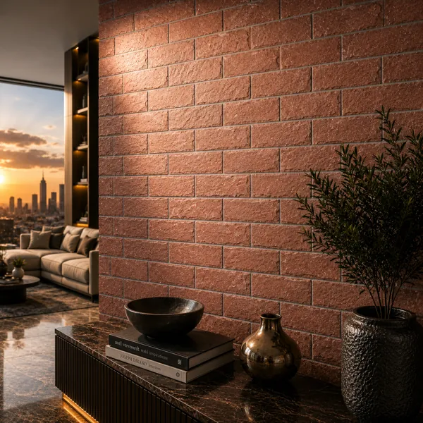 Red Brick Wall Texture back