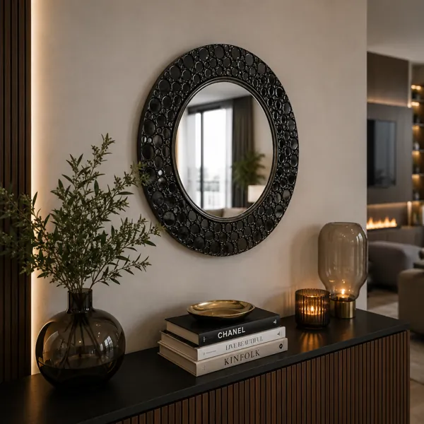 Bubble Frame Wall Mirror back