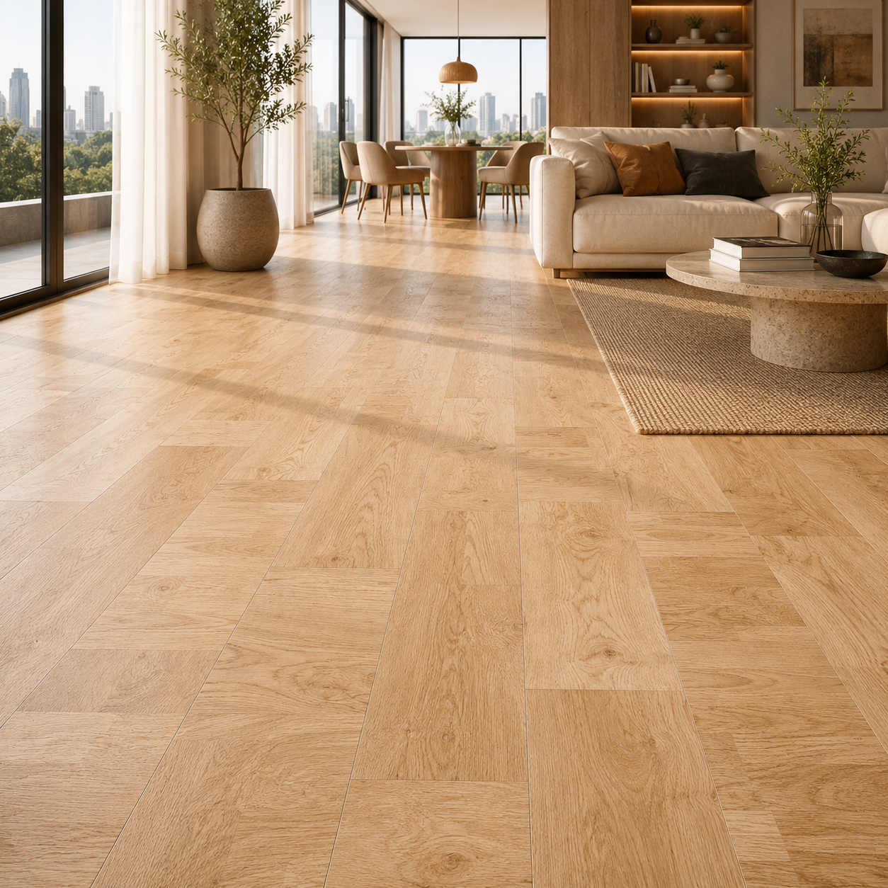 Light Strip Oak Parquet 2