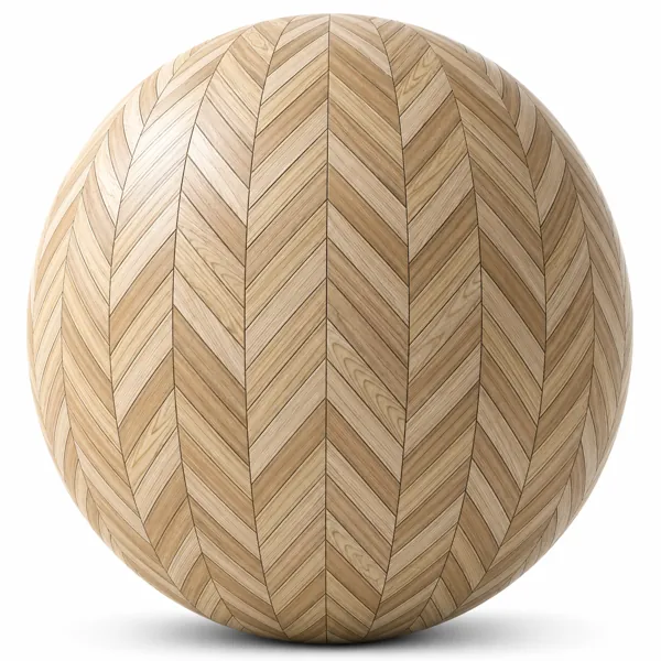 Natural Herringbone Oak Parquet Texture