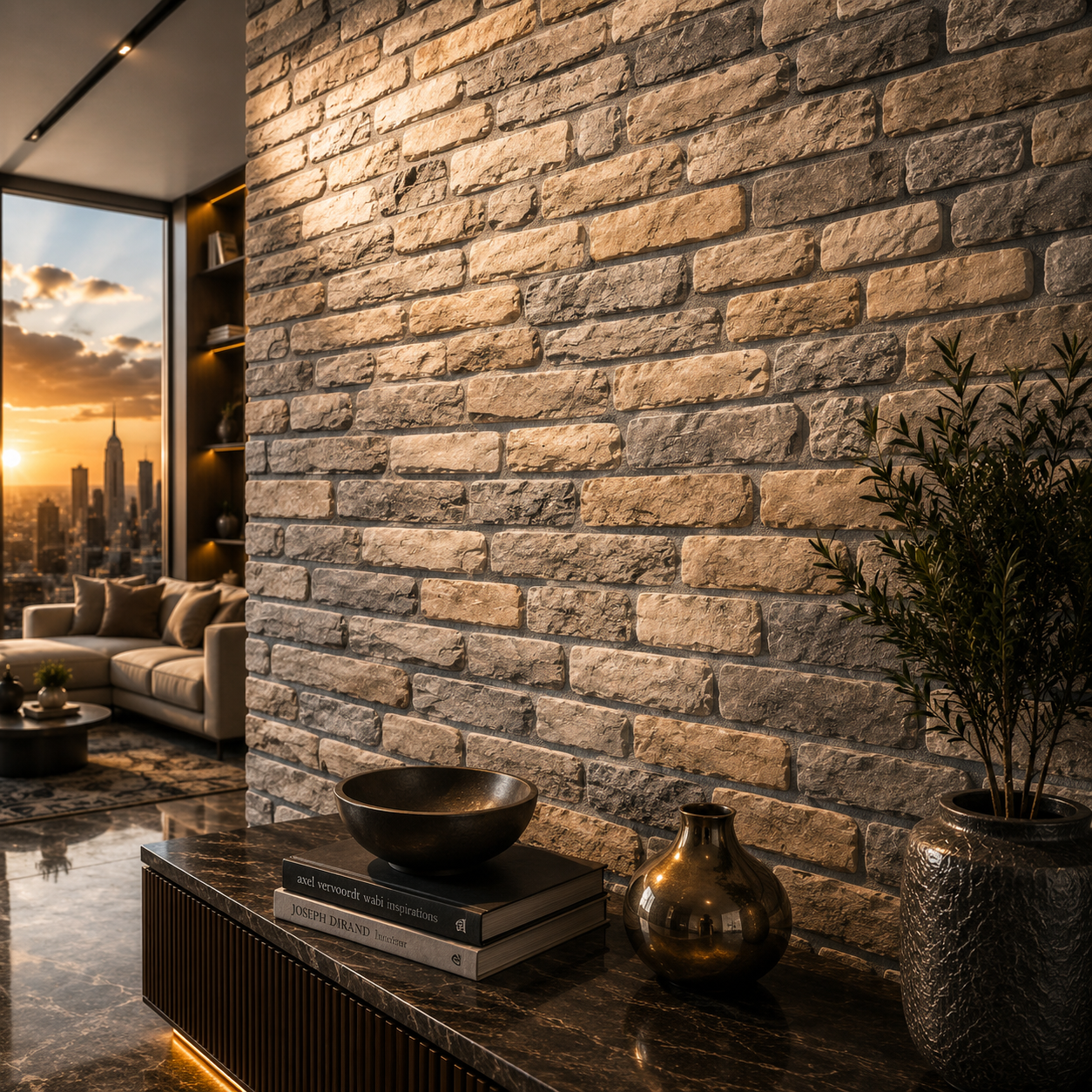 Rustic Sandstone Block Texture 2