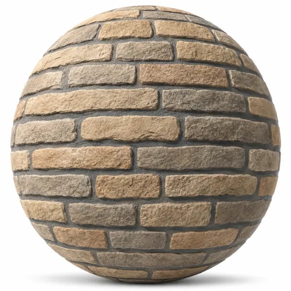 Rustic Sandstone Block Texture