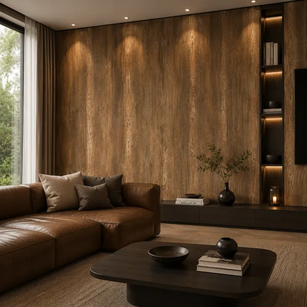 Dark Aged Pine Wood Texture back