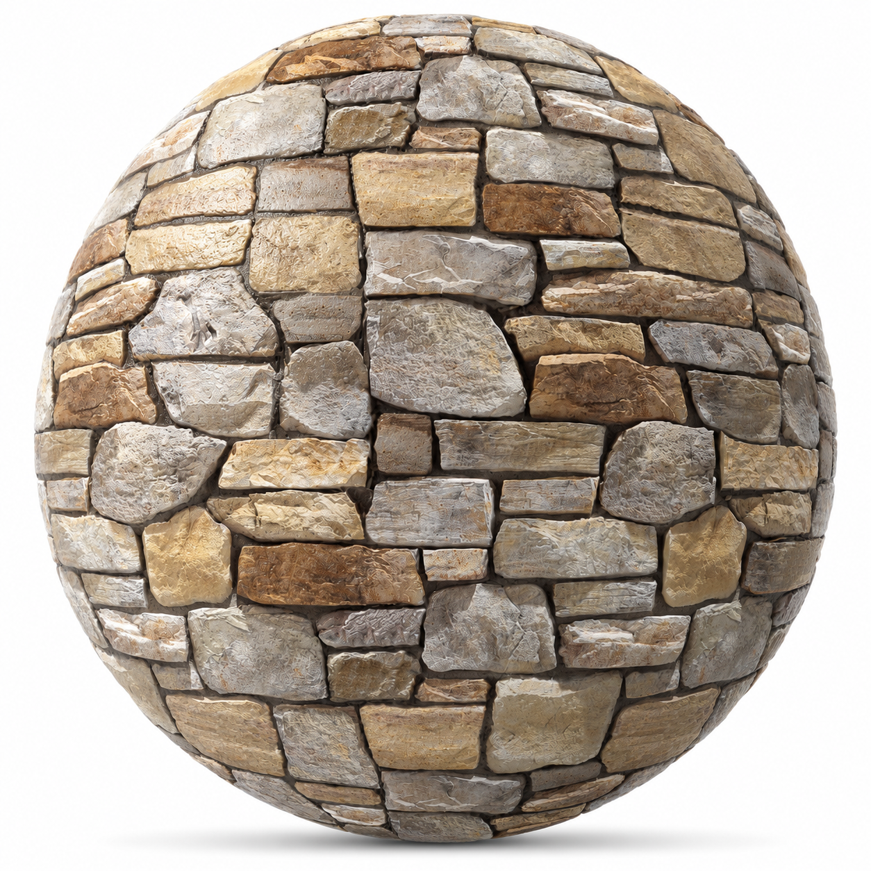 Rustic Mixed Stone Texture 1