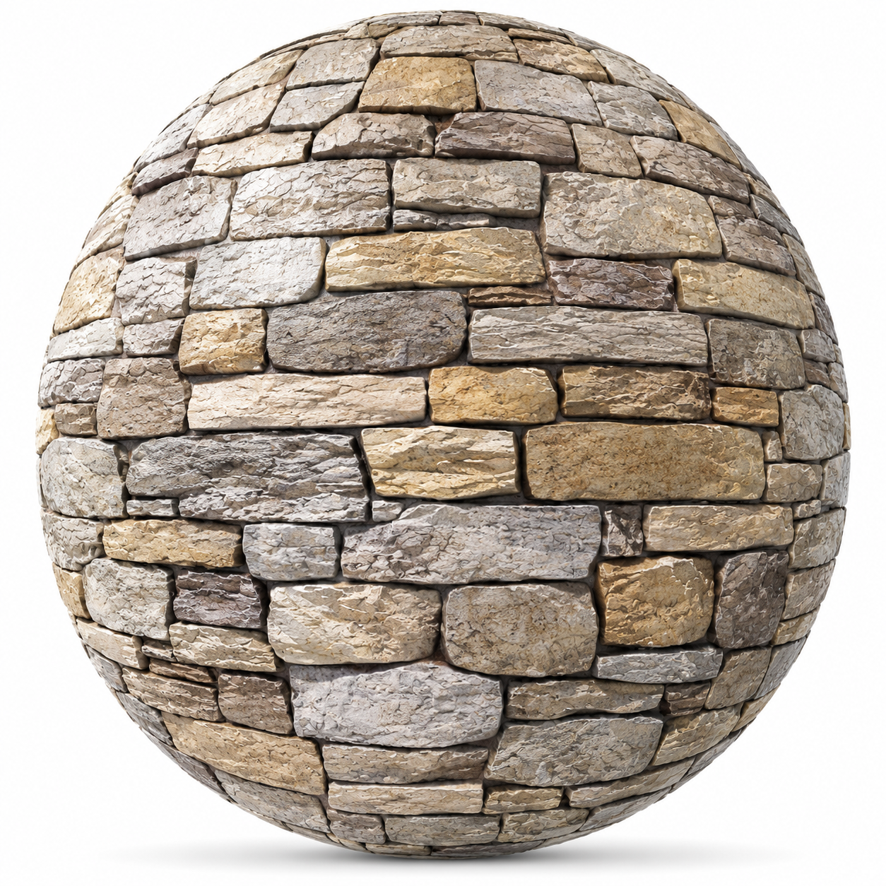 Natural Stacked Stone Texture 1