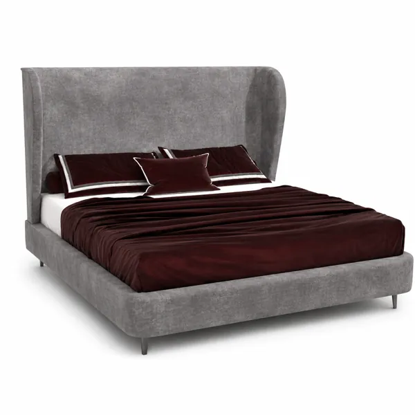 Modern Wingback Bed