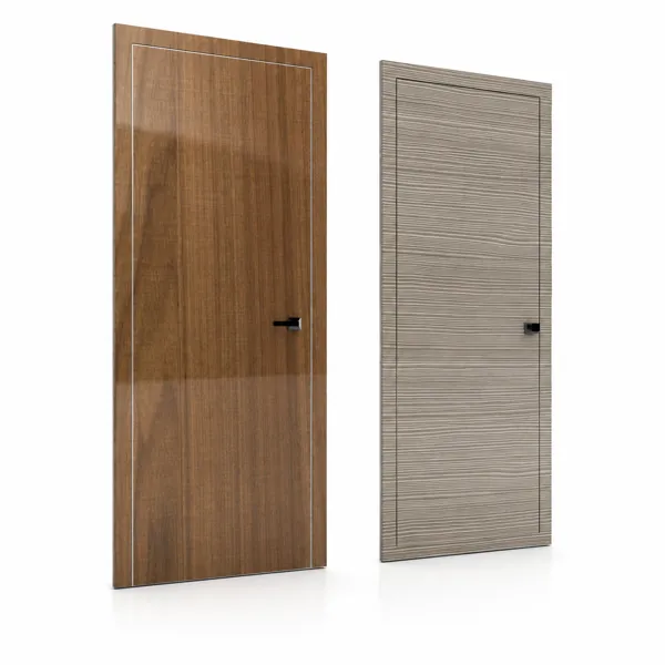 Modern Walnut Interior Door