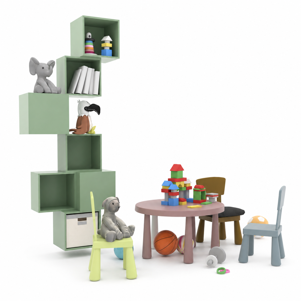 Kids Activity Furniture Set
