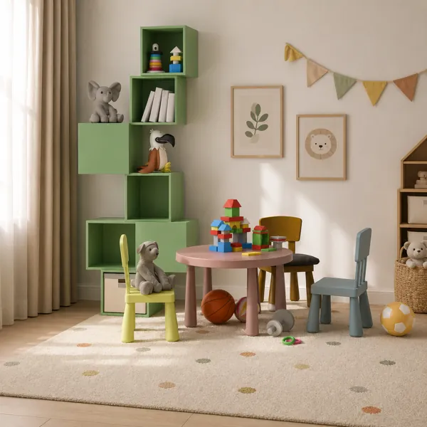 Kids Activity Furniture Set back