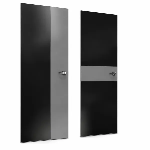 Modern Striped Lacquered Door