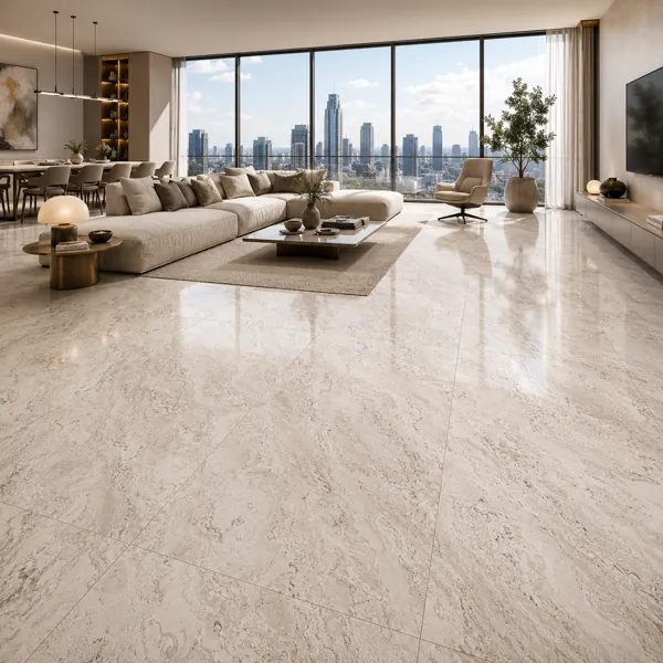 Ivory Travertine Ceramic Texture back