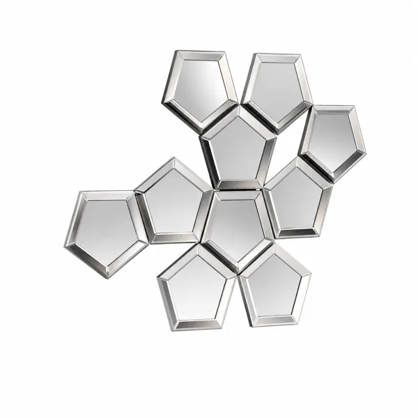 Geometric Wall Mirror Set