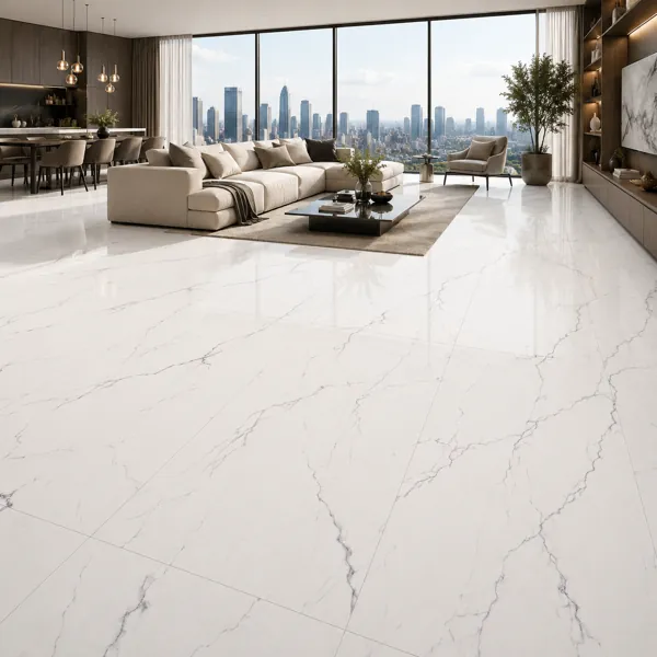 White Marble Vein Ceramic Texture back