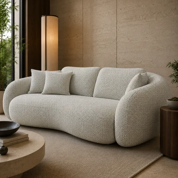 Natural Linen Fabric Texture back