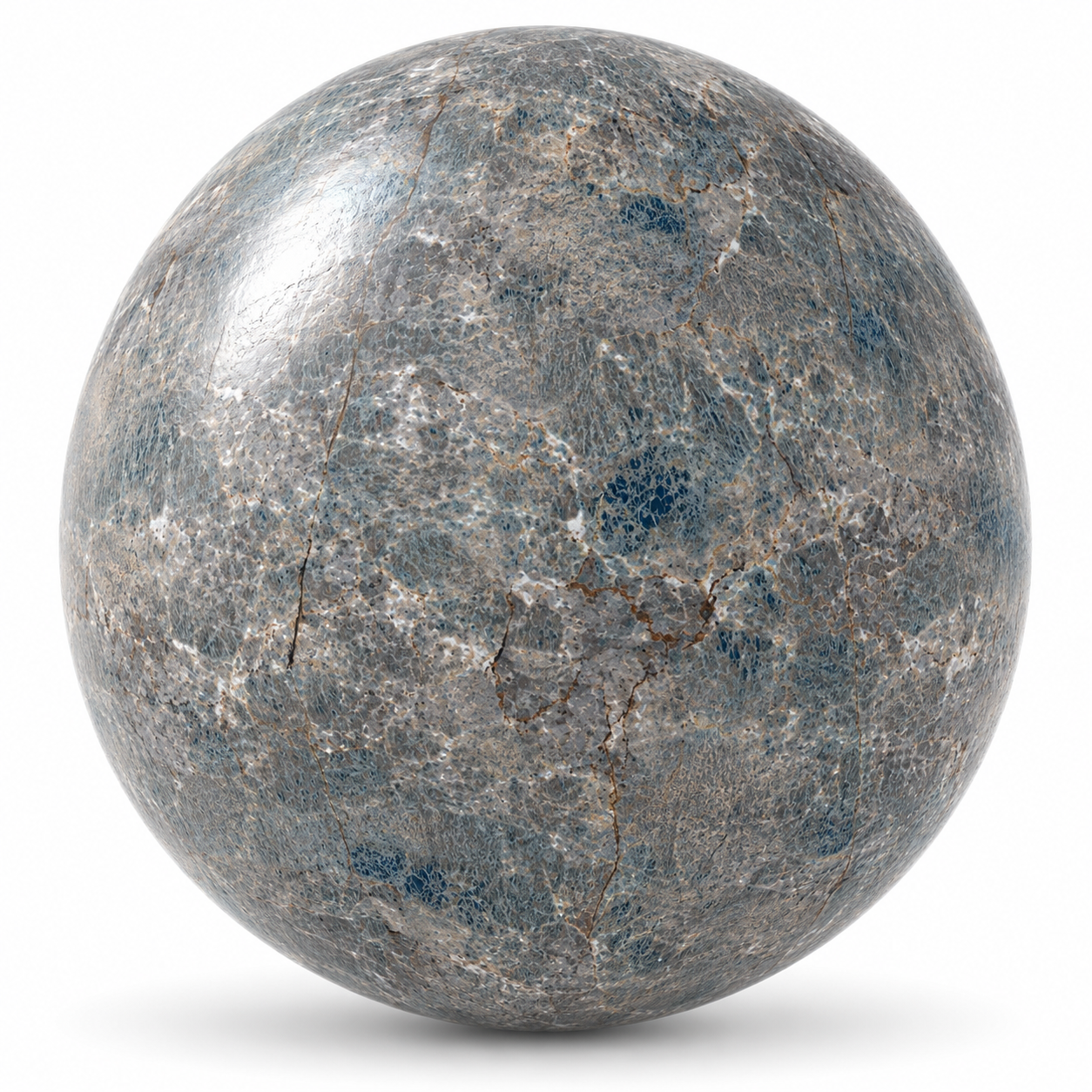Blue Breccia Ceramic Texture