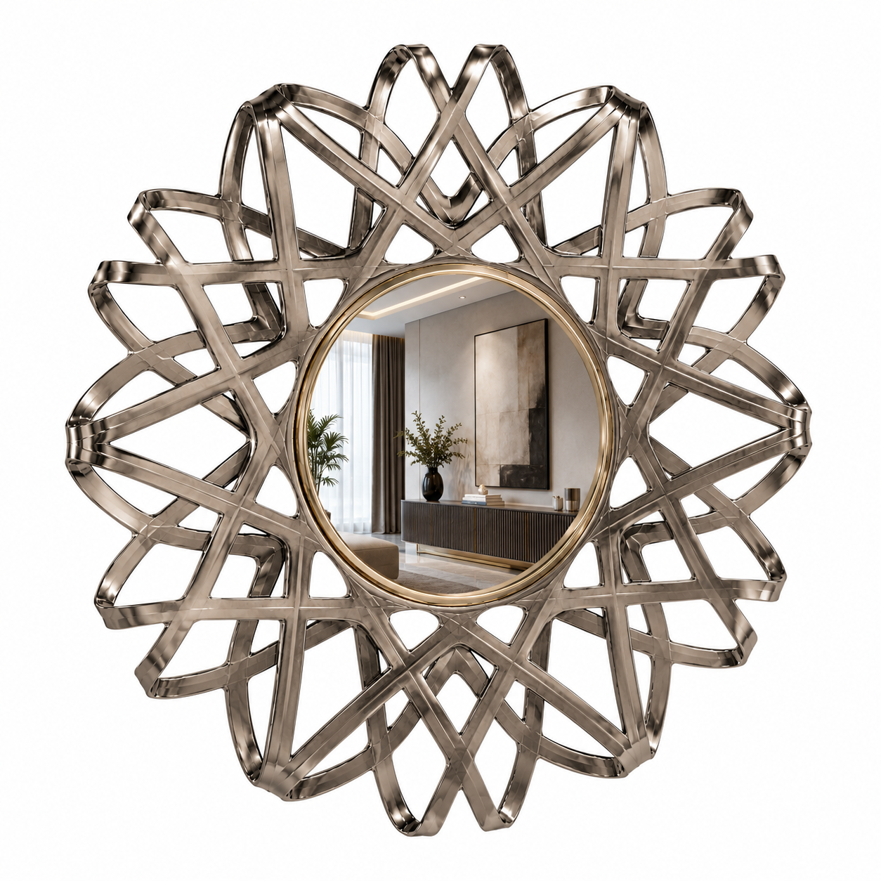 Abstract Interwoven Mirror  1
