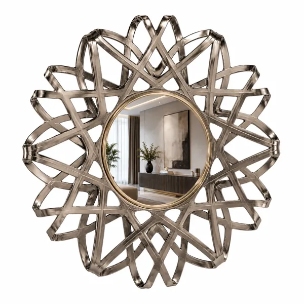 Abstract Interwoven Mirror 