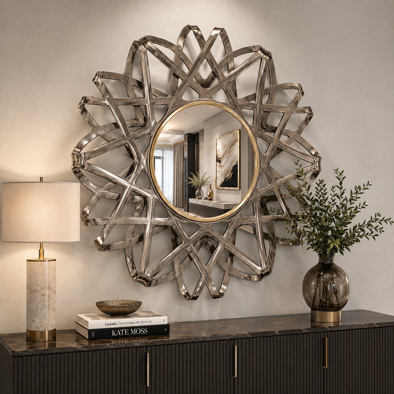 Abstract Interwoven Mirror  3