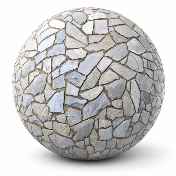 Light Gray Irregular Stone Wall Texture