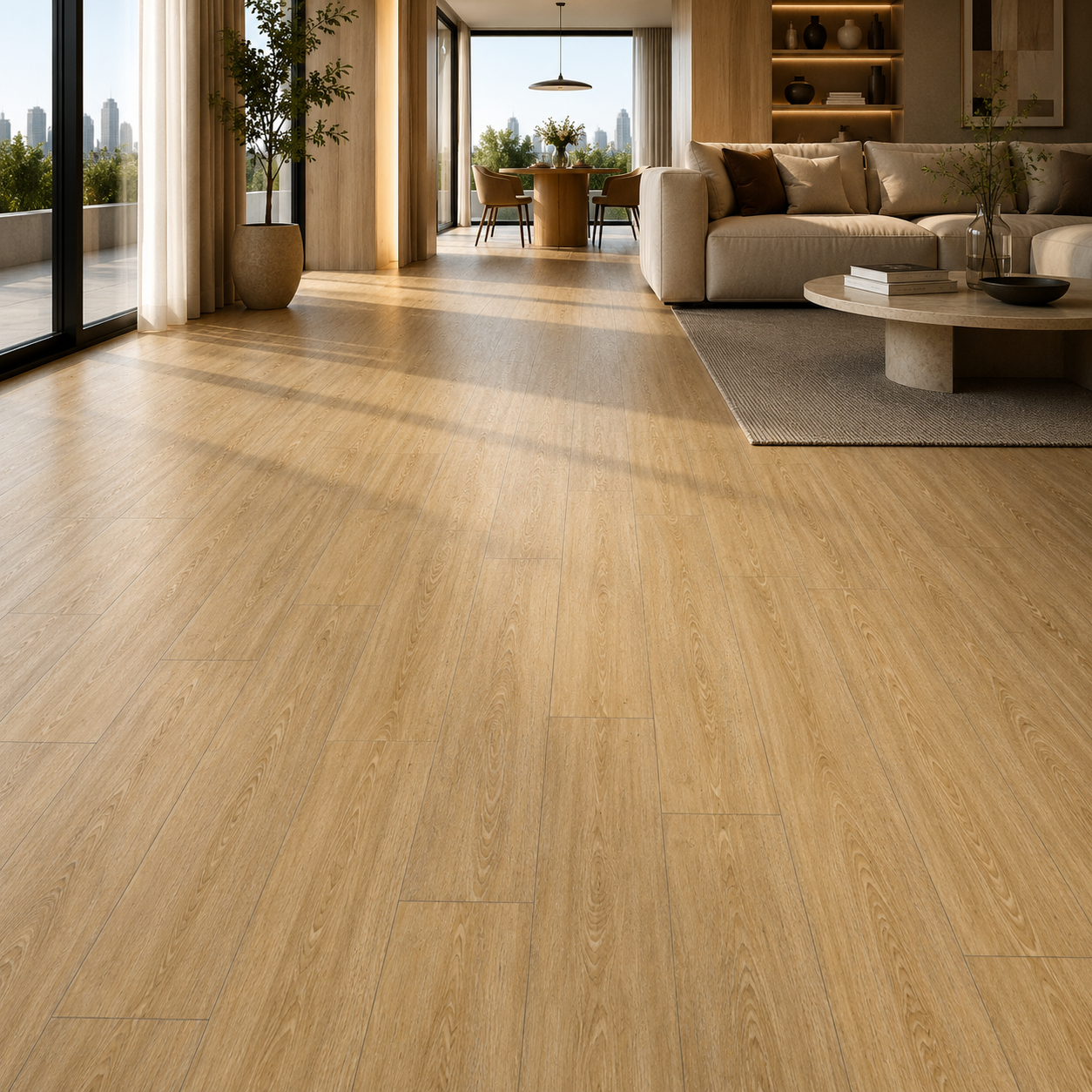 Golden Oak Plank Parquet 2