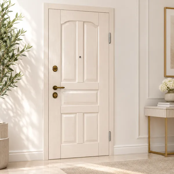 Country Style Steel Door back