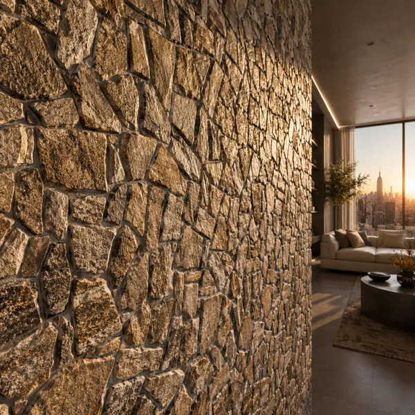 Irregular Flagstone Wall Texture back