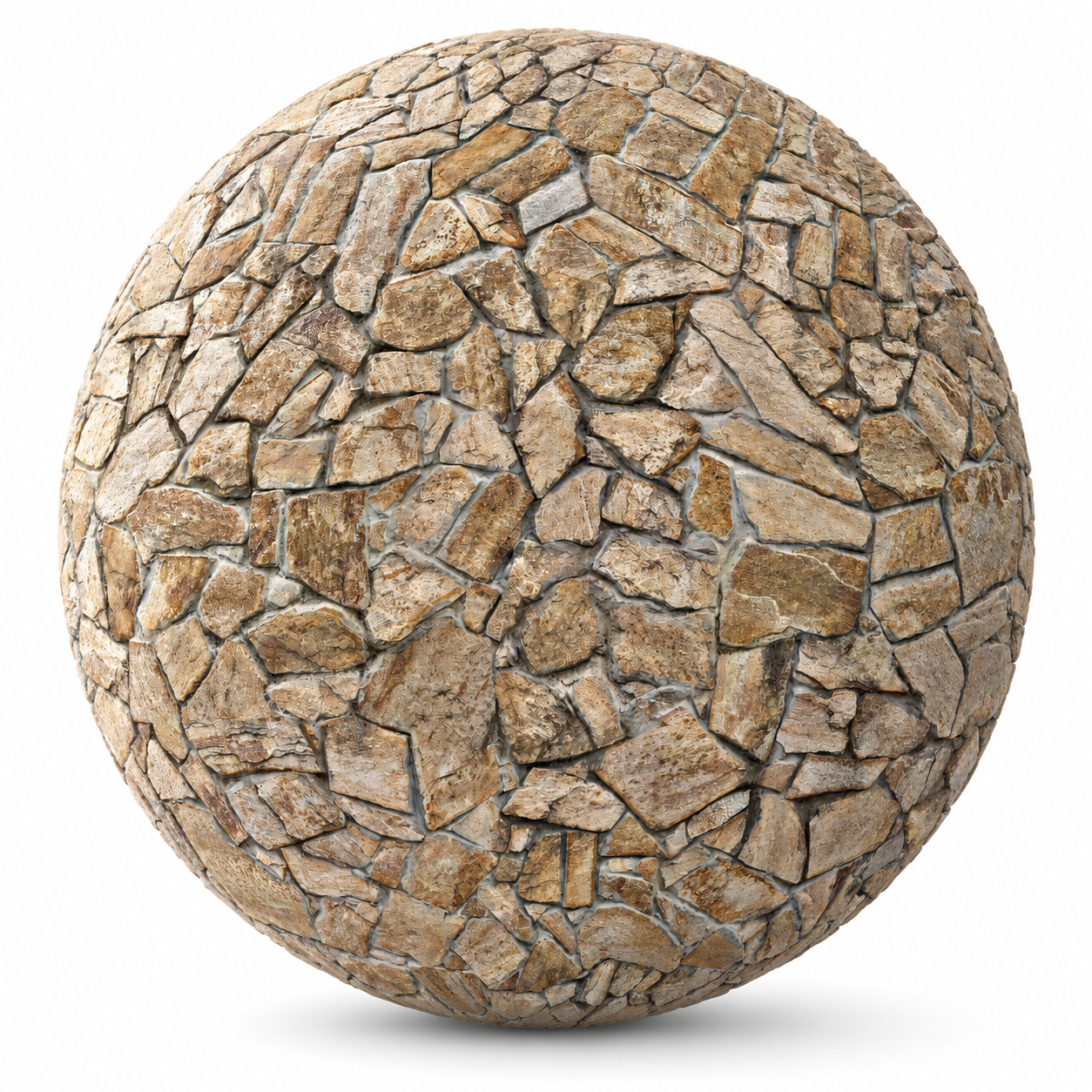Irregular Flagstone Wall Texture