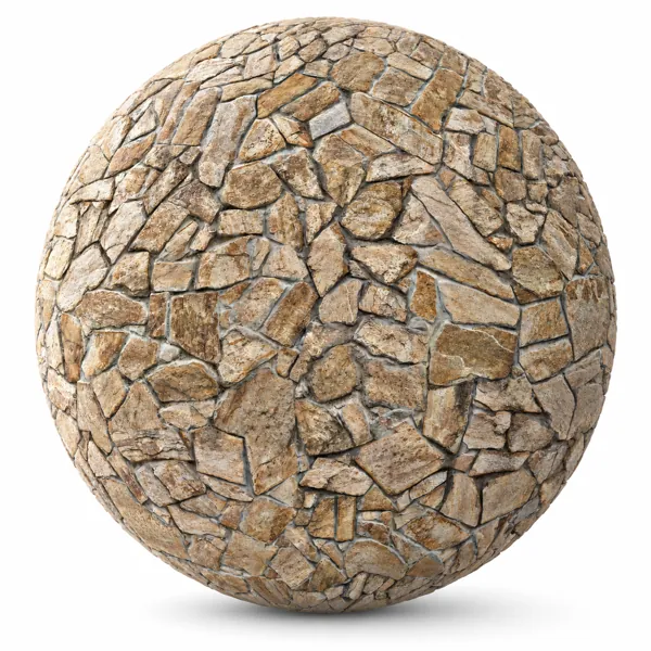 Irregular Flagstone Wall Texture