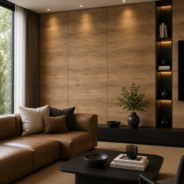 Rustic Oak Wood Texture back