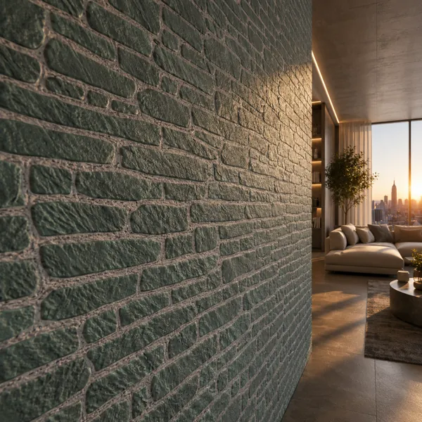 Green Stone Masonry Texture back