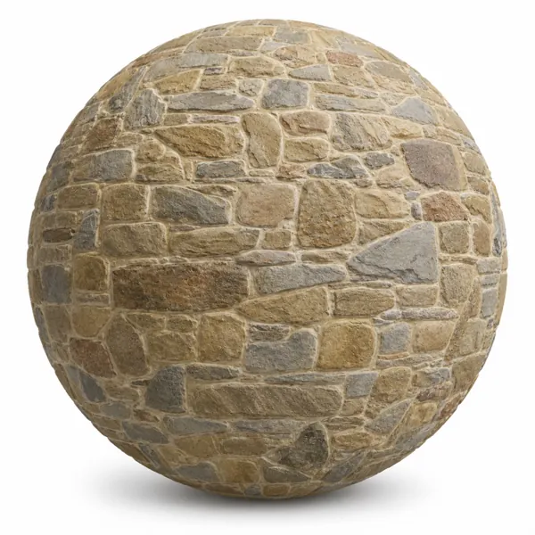Mixed Flagstone Wall Texture