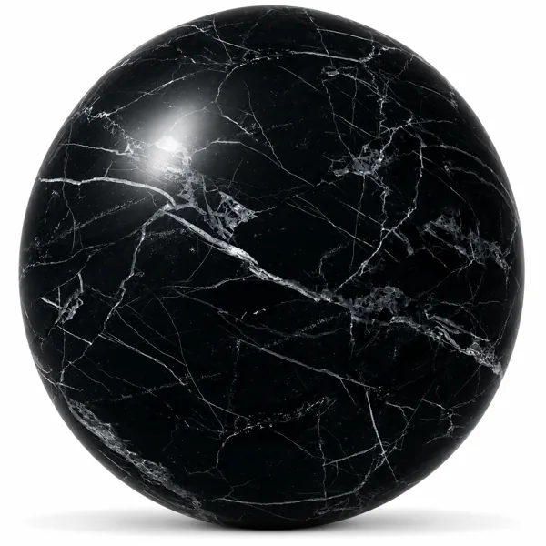 Black White Veined Marble Texture