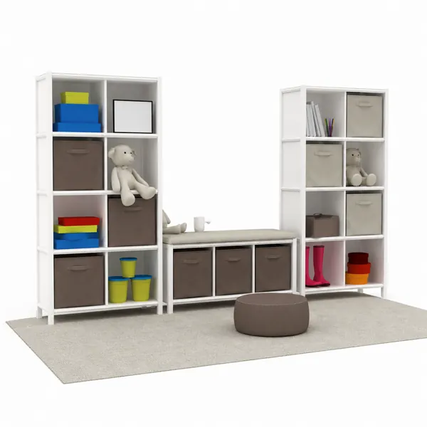 Kids Storage Bench Set