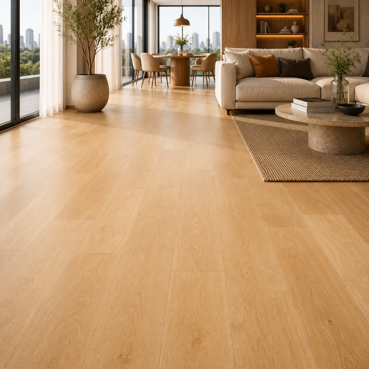 Light Maple Strip Parquet 2