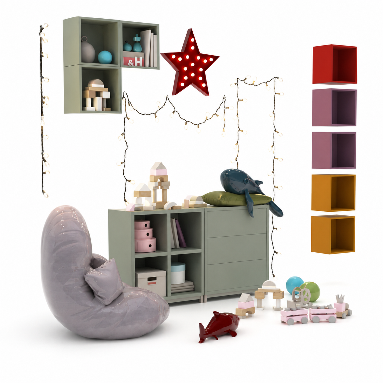 Playful Storage Room Set