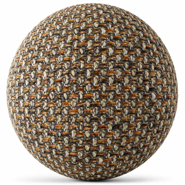 Rust Accent Woven Fabric Texture