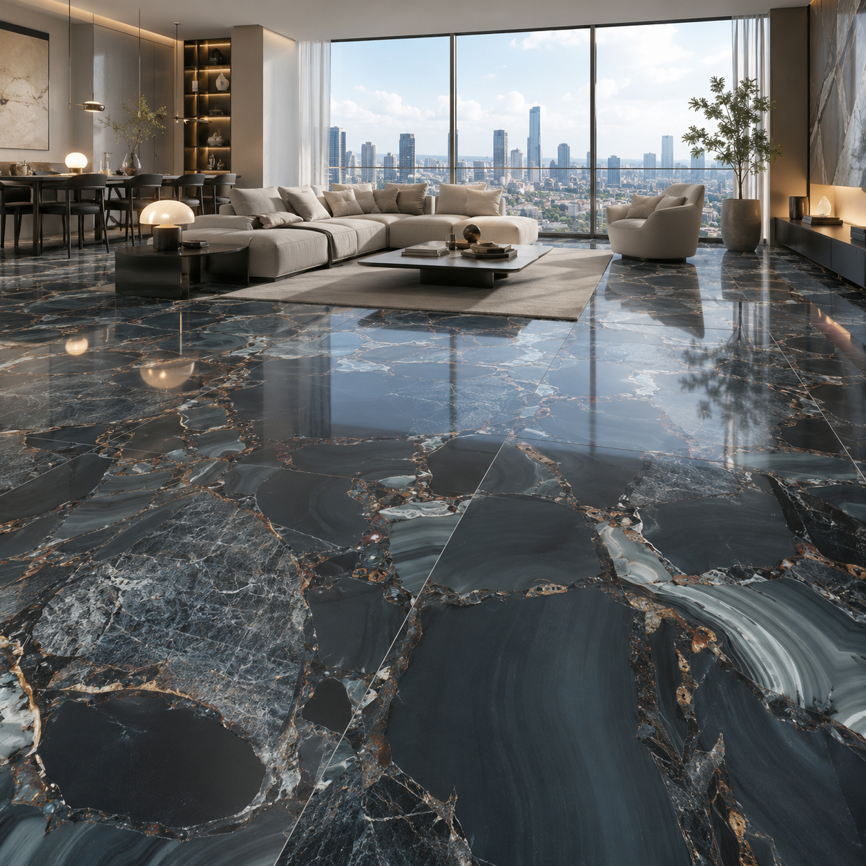 Black Agate Ceramic Texture 2